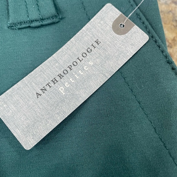 Maeve Green Wide-Leg Pants - Picture 4 of 8